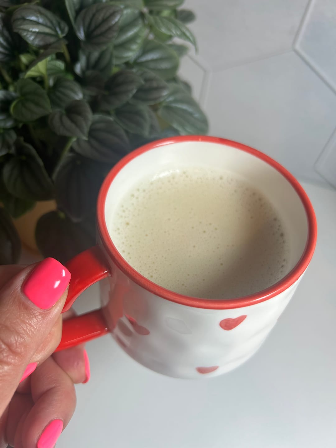 Customer photo review of White Chocolate Bone Broth Powder