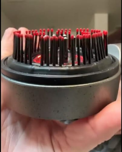 Customer photo review of Glowera™ 3 in 1 Red Light Scalp Massager