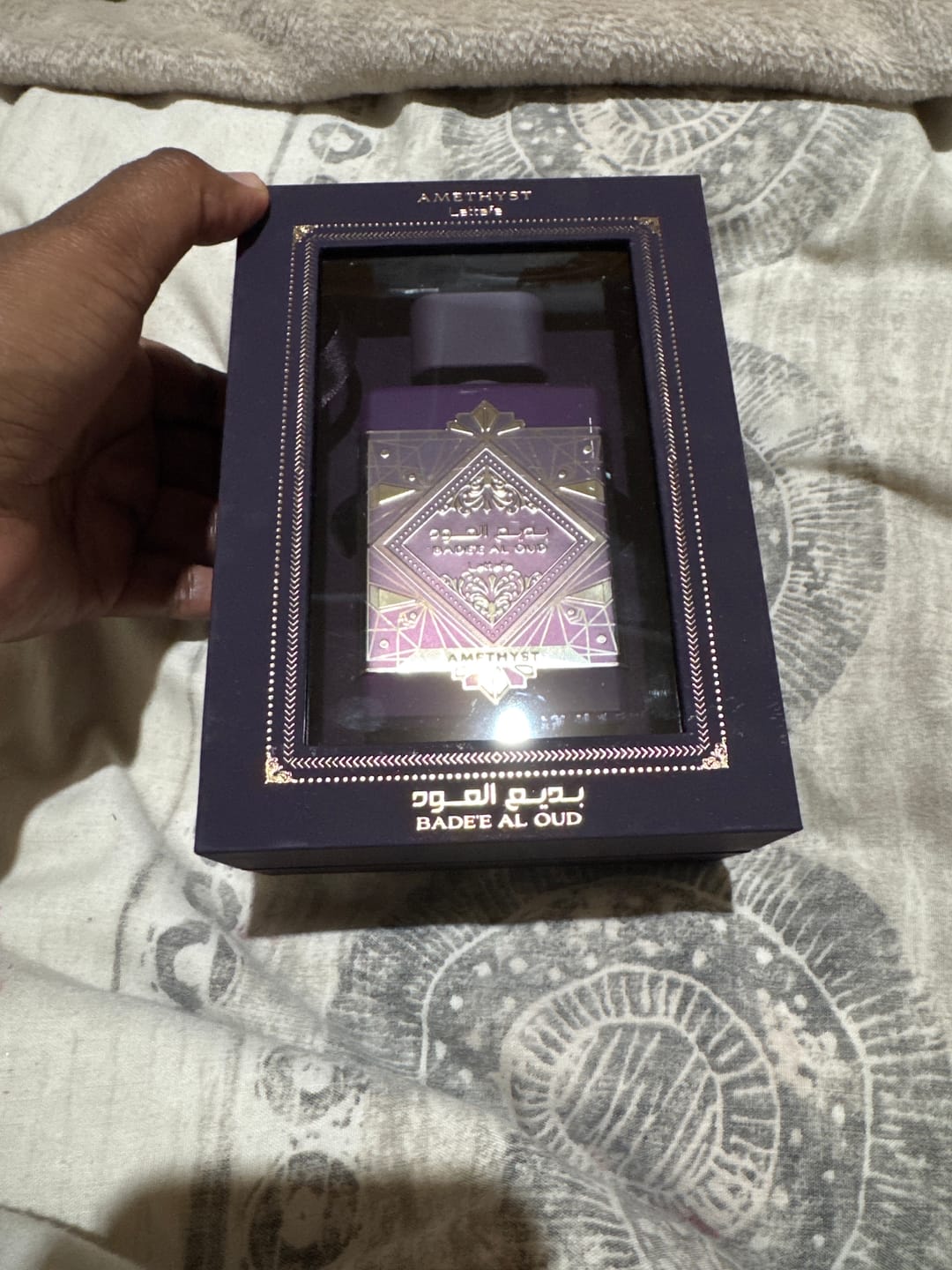 Customer photo review of Bade'e Al Oud Amethyst Lattafa Perfumes