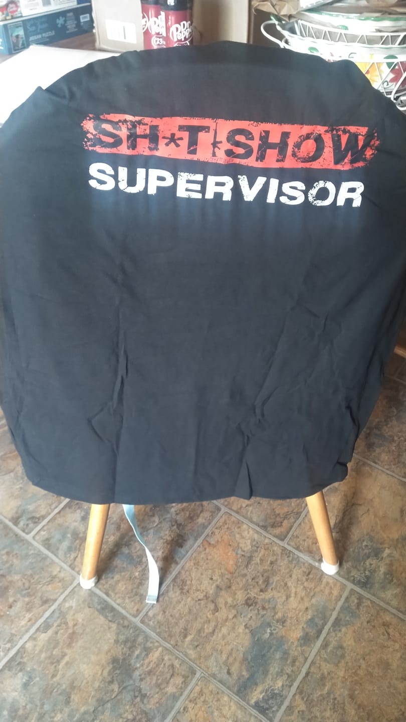 Customer photo review of Sh*t Show Supervisor T-Shirt