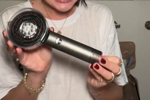 Customer photo review of Glowera™ 3 in 1 Red Light Scalp Massager