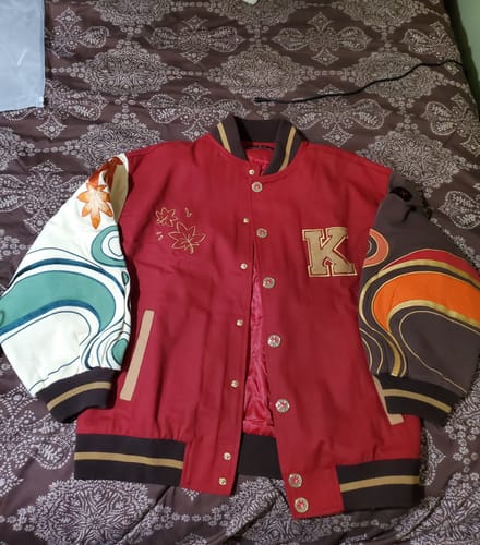Customer photo review of Genshin Varsity Jacket Preorder