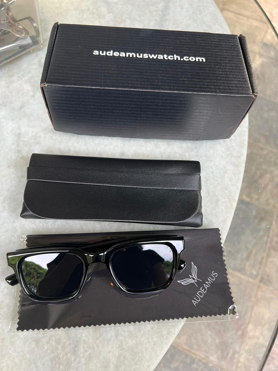 Customer photo review of Nova Rectangular Framed Sunglasses