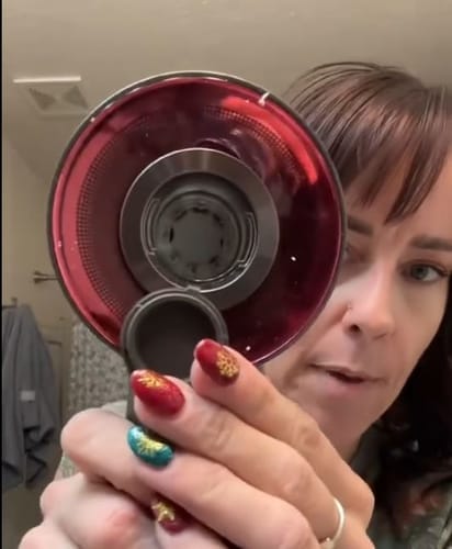 Customer photo review of Glowera™ 3 in 1 Red Light Scalp Massager
