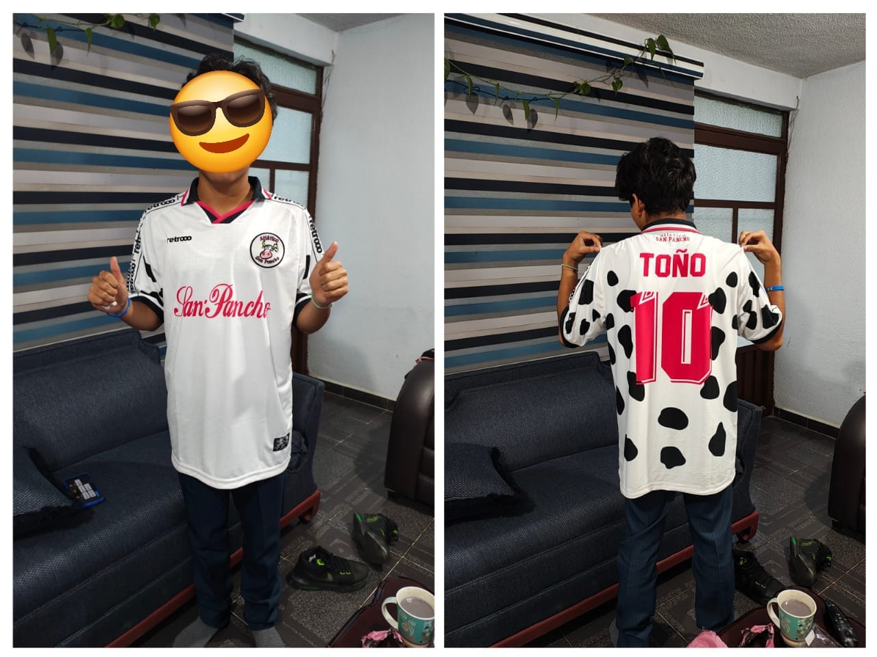 Customer photo review of Jersey Atlético San Pancho Blanco