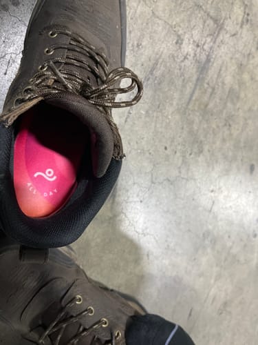 Customer photo review of Move All Day Comfort Casual Insoles