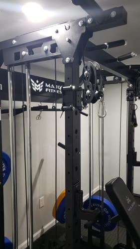 Customer photo review of Major Fitness F22 All-In-One Home Gym Power Rack