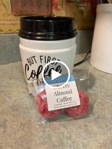 Customer video review of Cherry Almond Coffee Grubby Wax Melts- You Pick Size & Strength