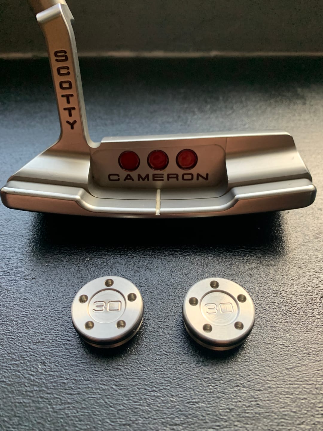 Customer photo review of Head Weights Compatible With Scotty Cameron Large Thread Putters