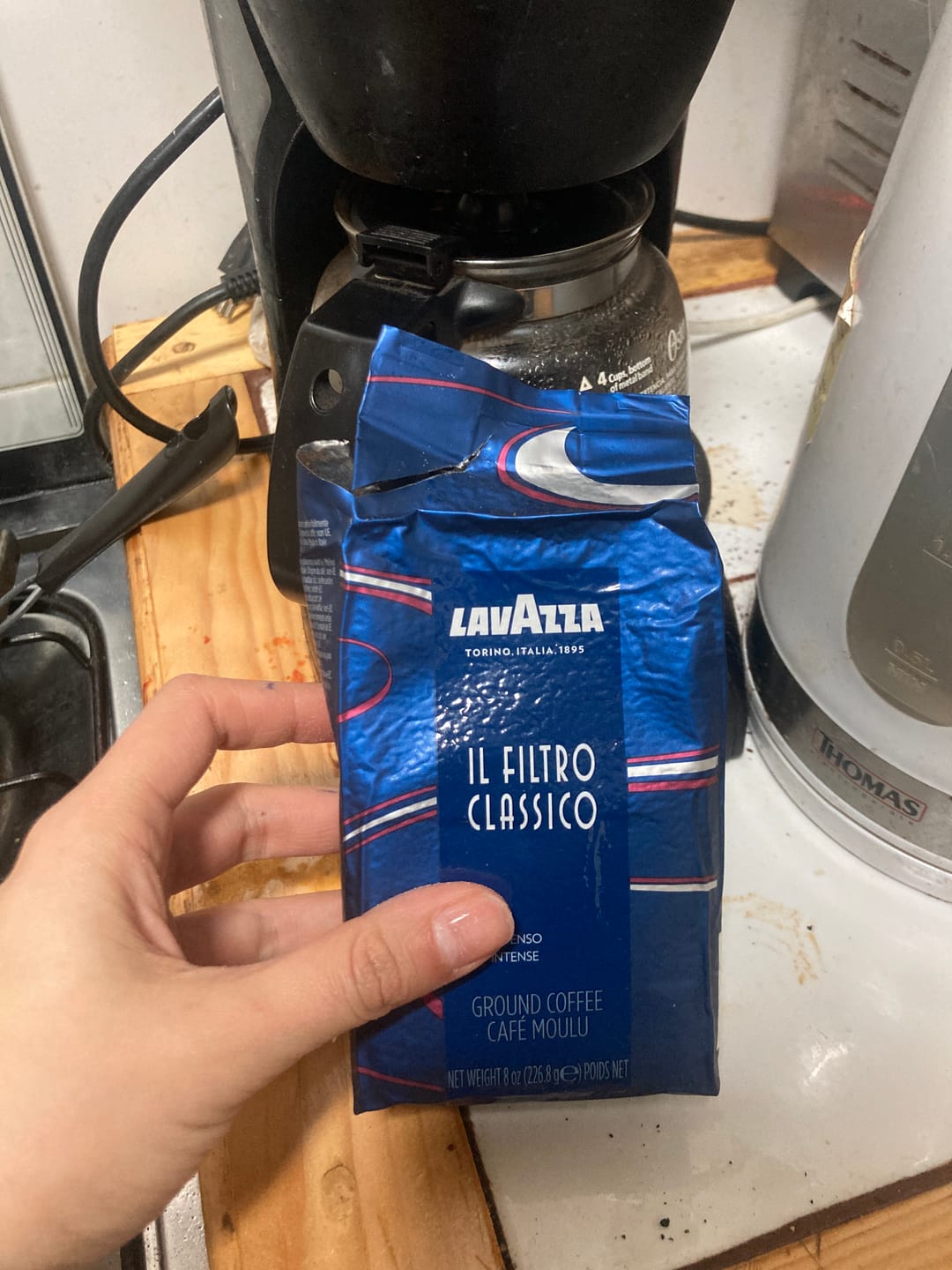 Customer photo review of Lavazza Filtro Classico 226,8gr Grano Molido