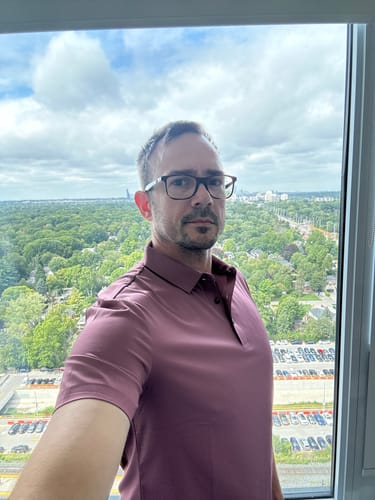 Customer photo review of CAVALIERE MINIMALE: PLAIN WRINKLE-FREE MUSCLE POLO