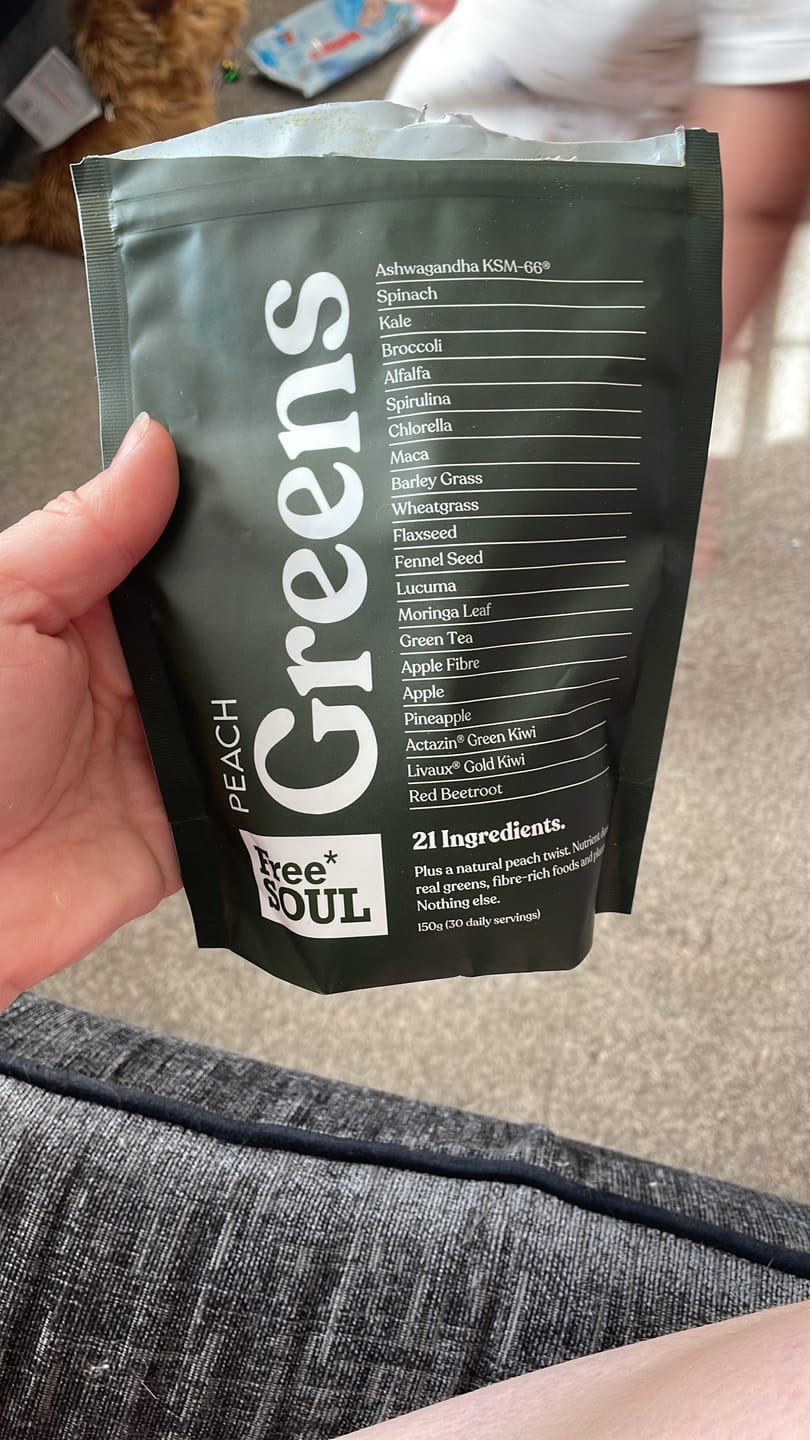 Customer photo review of Free Soul Greens
