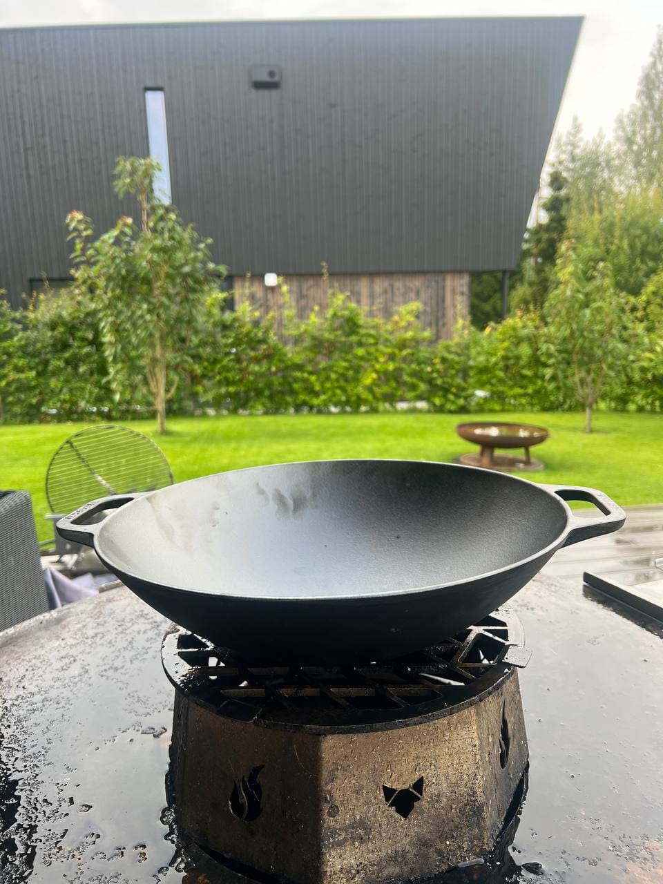 Customer photo review of Victoria Wokpanne 36 cm, støpejern – Allsidig for alle varmekilder
