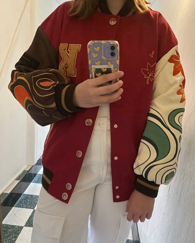 Customer photo review of Genshin Varsity Jacket Preorder