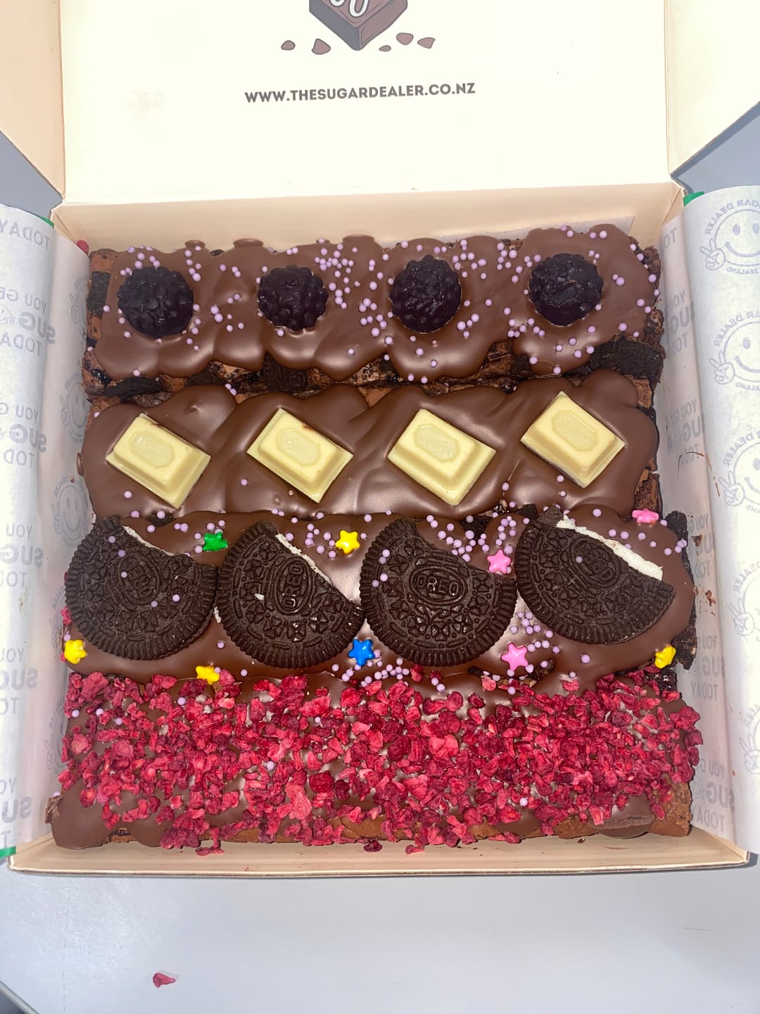 Customer photo review of Flavour sampler box