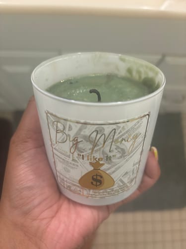 Customer photo review of Limited Edition "Big Money" Prosperity Candle
