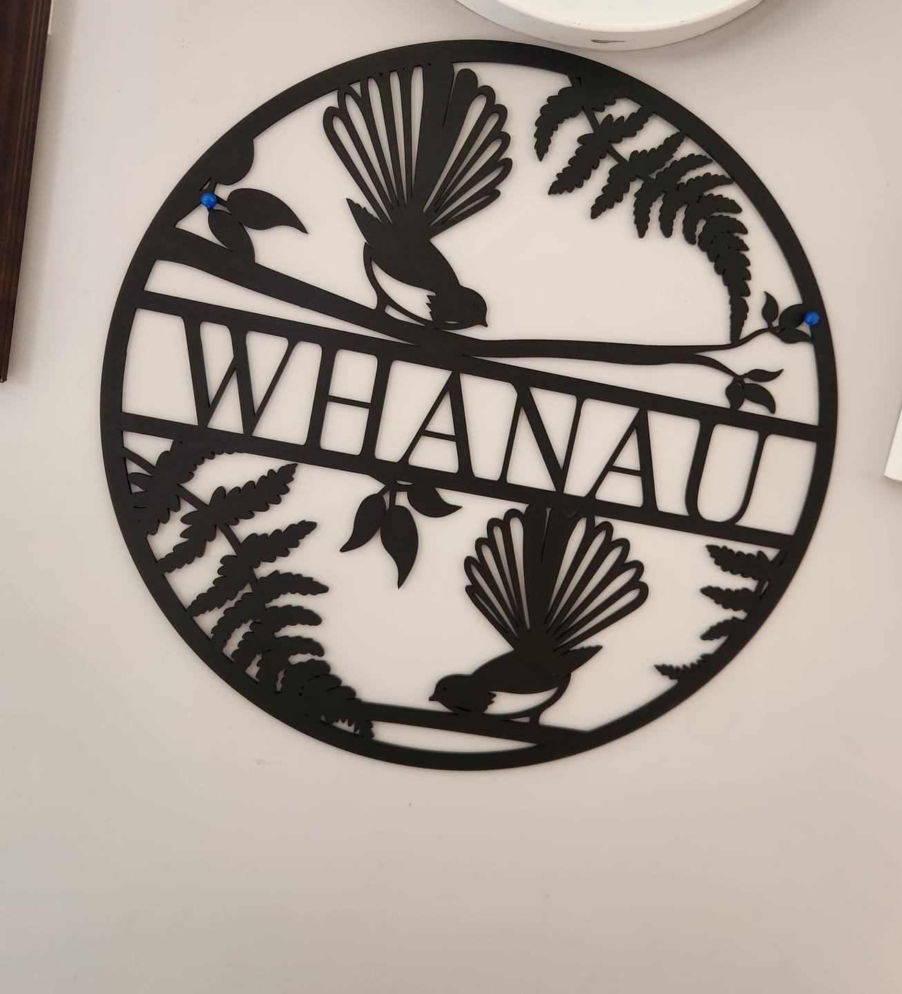 Customer photo review of Personalised Kiwiana Fantail Décor