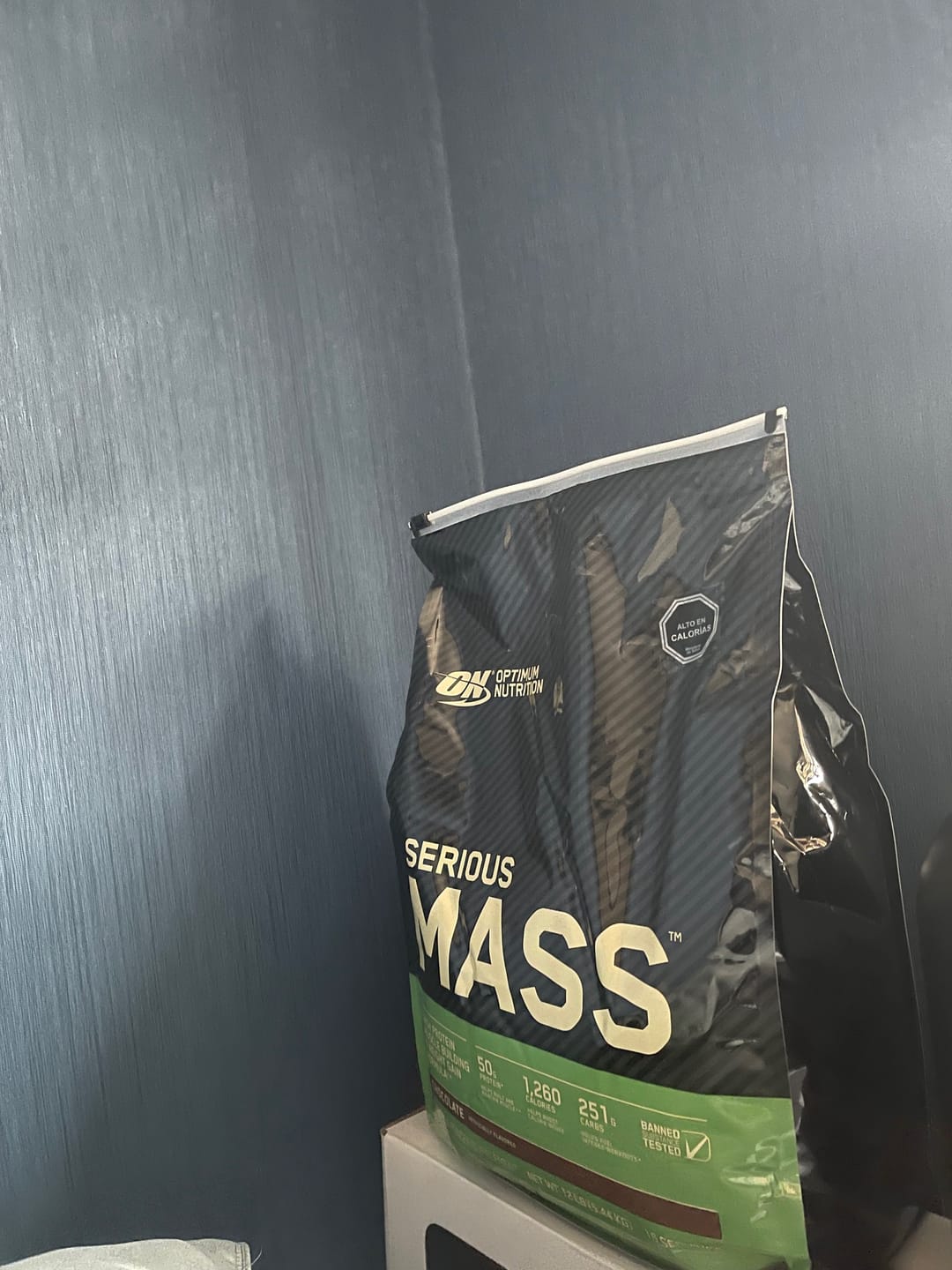 Customer photo review of Optimum Nutrition Serious Mass Ganador de Masa 12 Lb