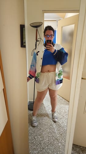 Customer photo review of Genshin Varsity Jacket Preorder