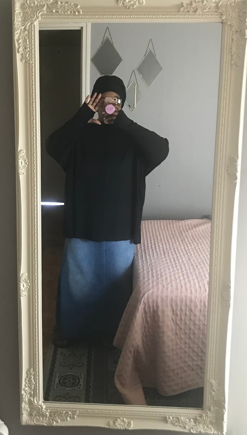 Customer photo review of Top oversize effet seconde peau option mitaine « LE DAILY SKIN » - DAILY DRESS