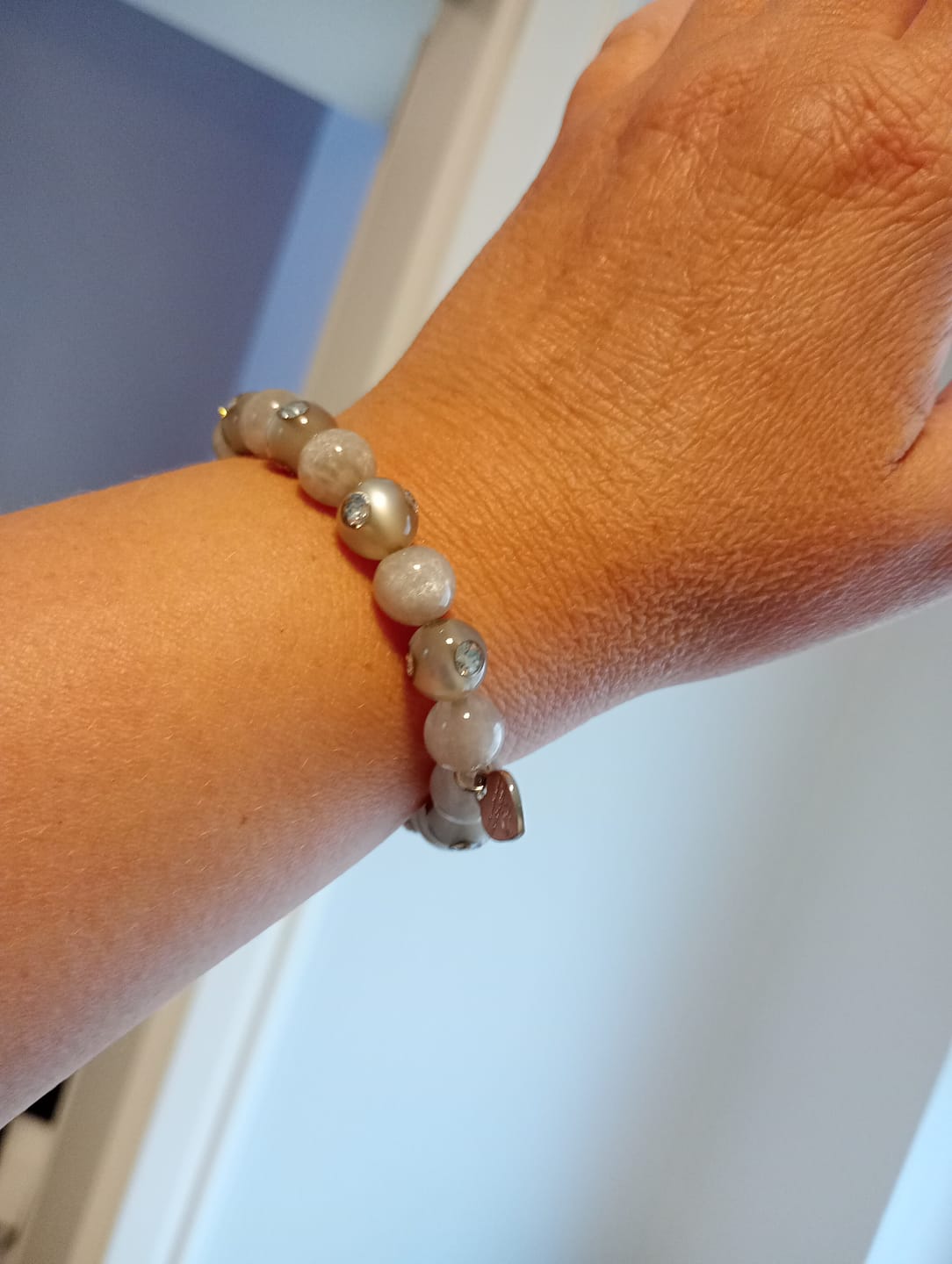 Customer photo review of Piccolino Perlenarmband Como in Silber