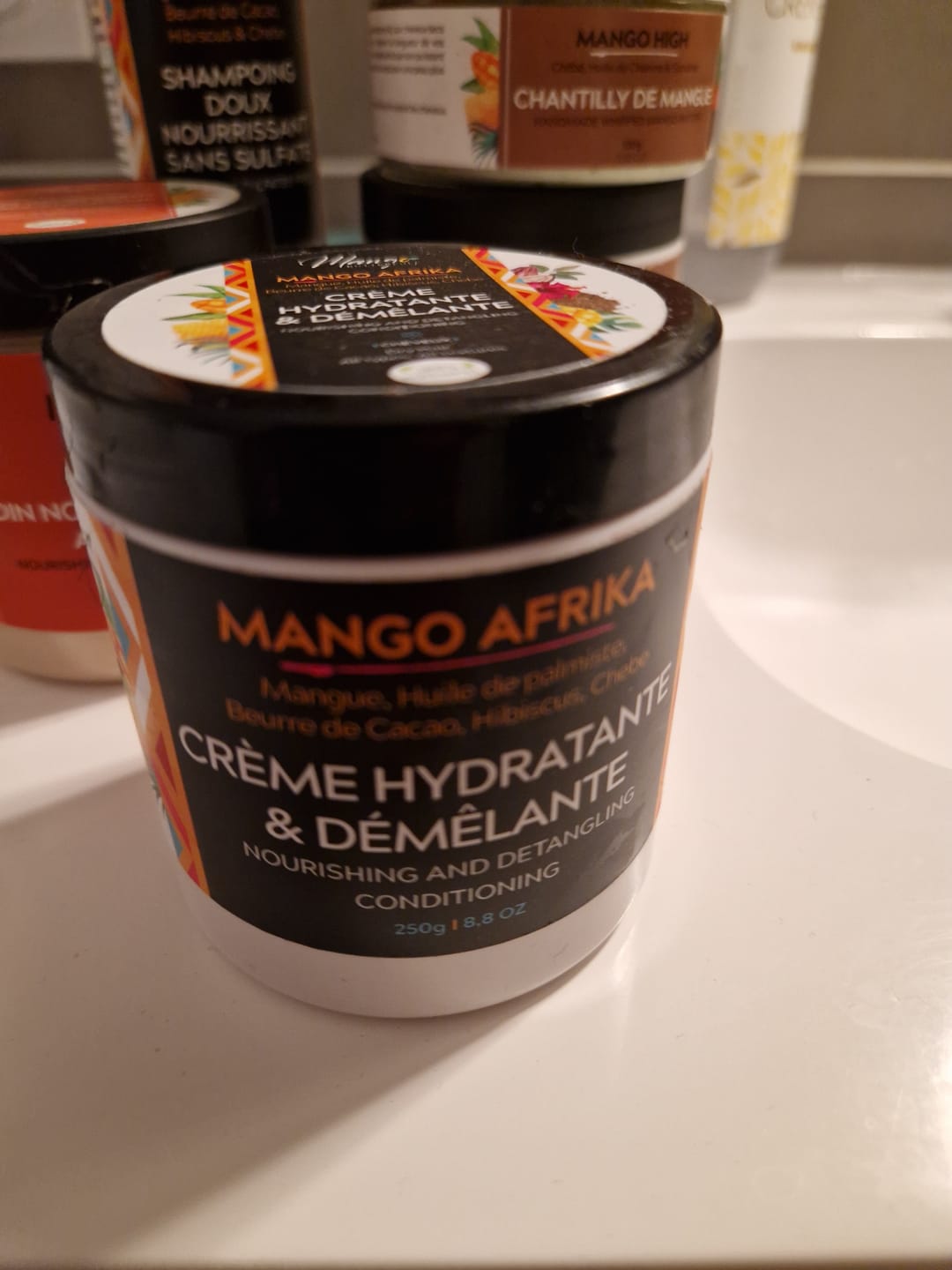 Customer photo review of Crème hydratante et démêlante  2 en 1  - MANGO AFRIKA