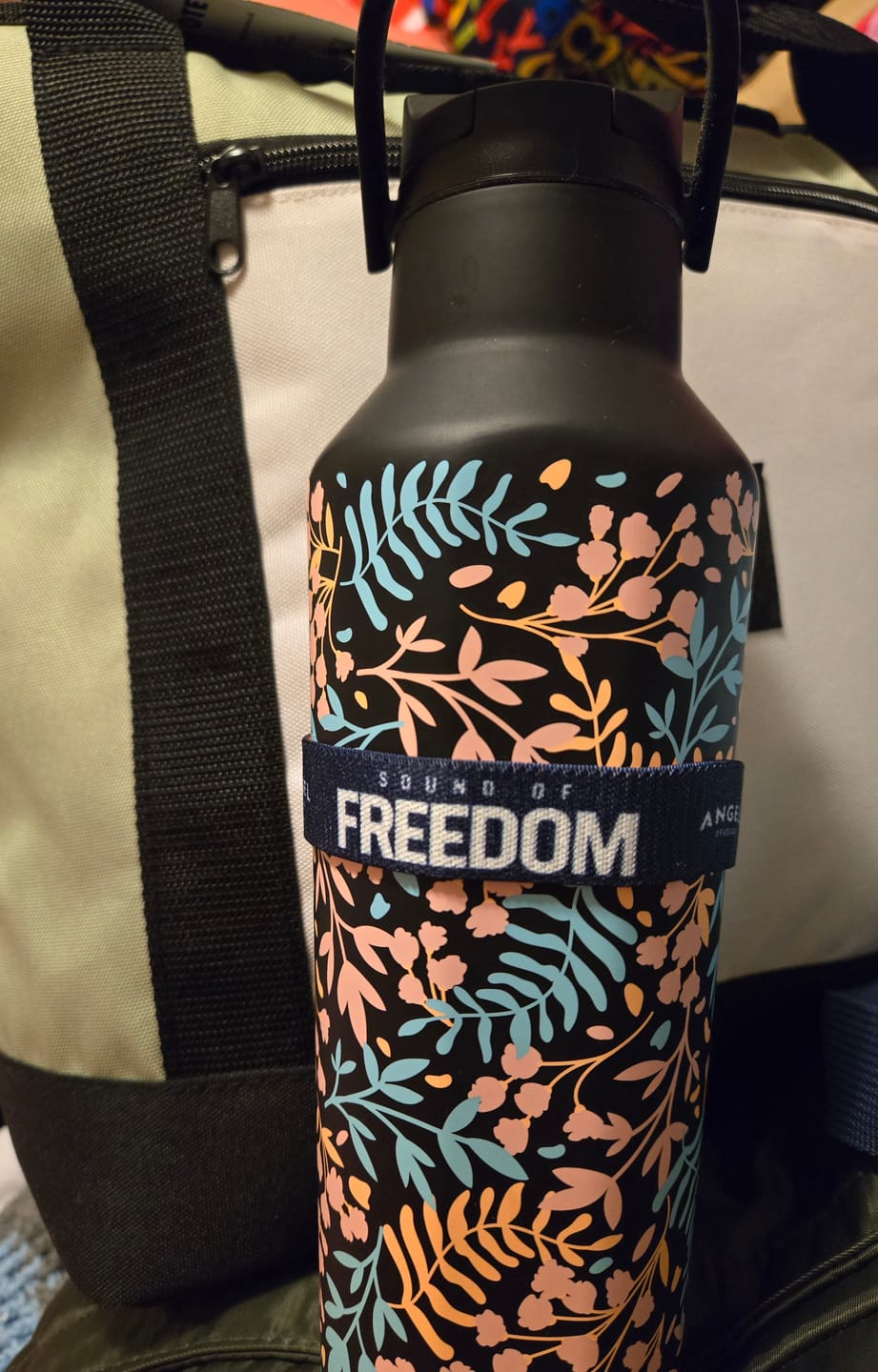 Customer photo review of Sound of Freedom Elastic Wristband