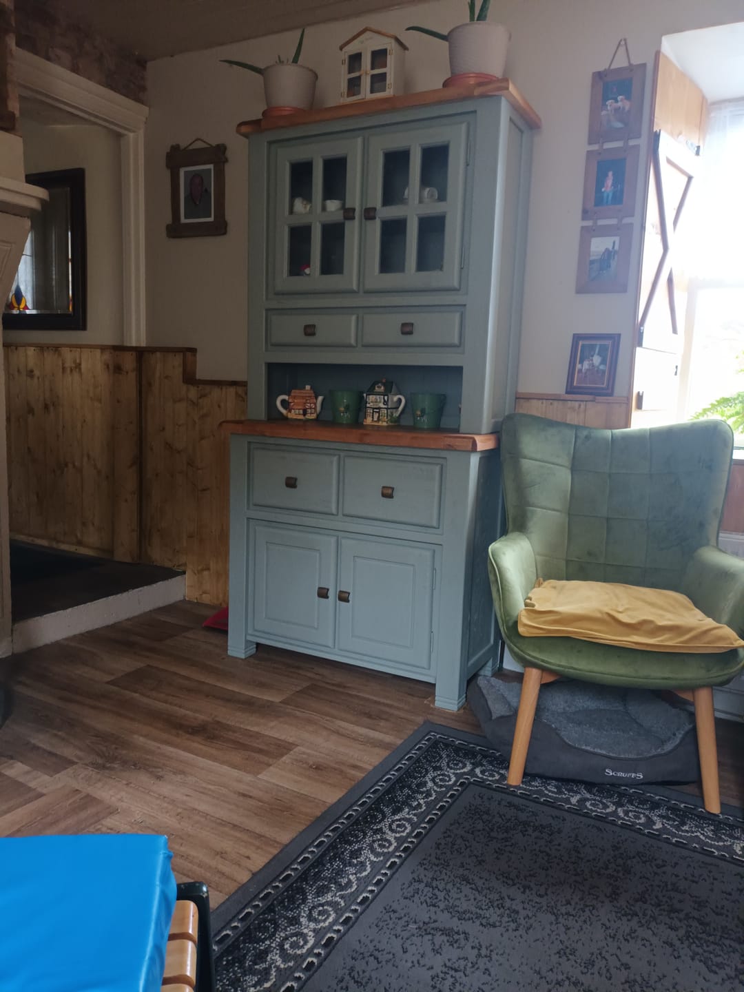 Customer photo review of Danube French Grey Buffet Hutch