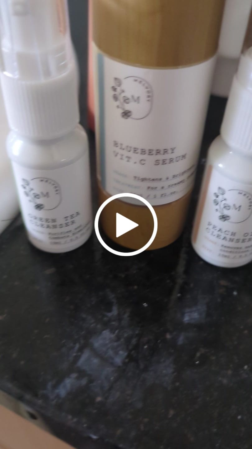 Customer video review of Blueberry Vitamin C Serum