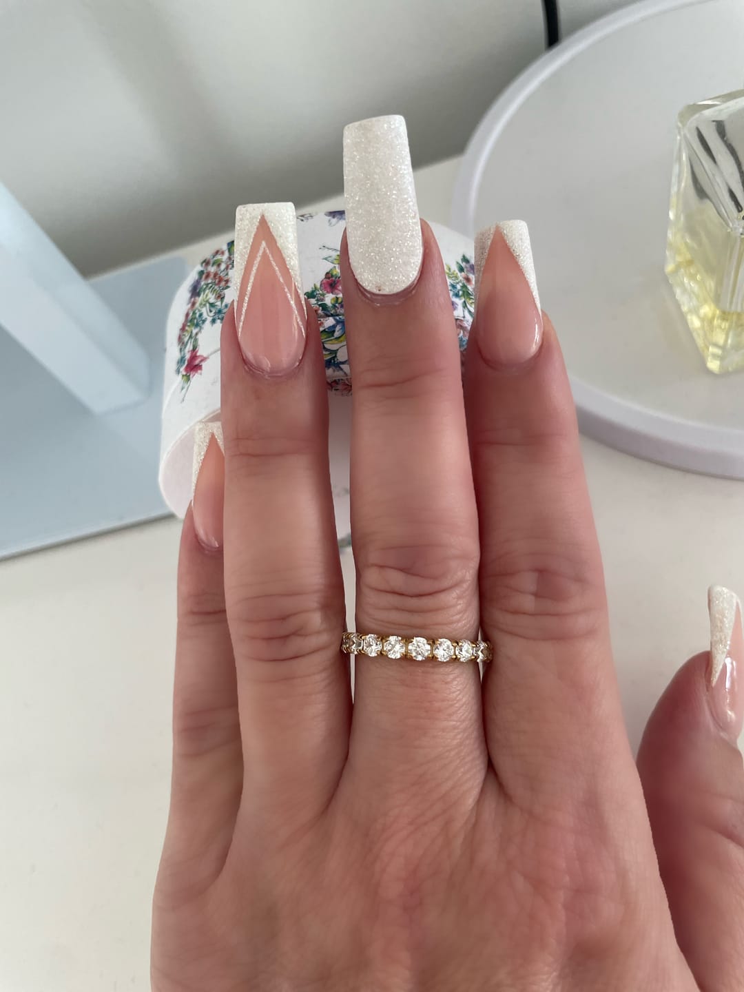 Customer photo review of Estella Ring | 18K vergoldet