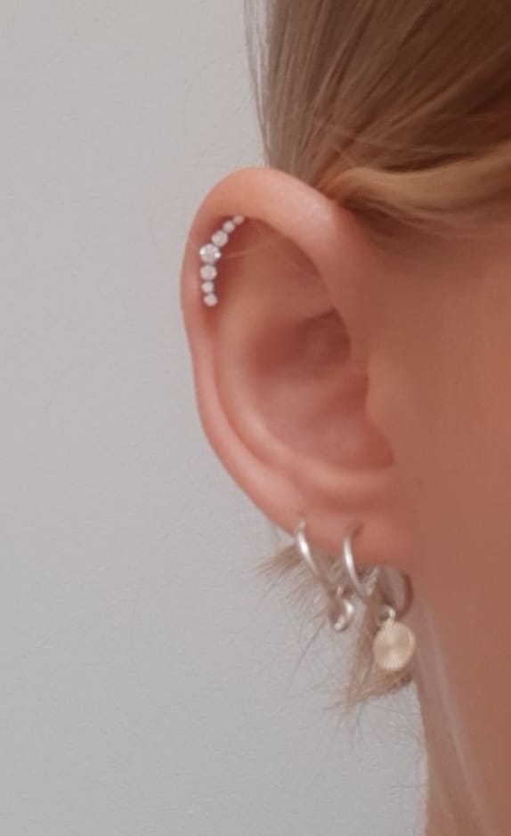 Customer photo review of Jiena Piercing | Titan