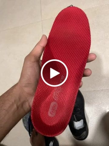 Customer video review of Frido Arch Sports Insole