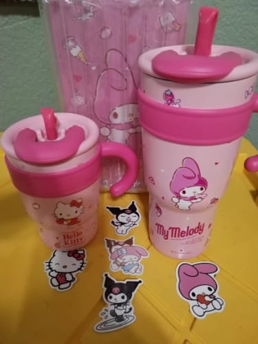 Customer photo review of Bubble Sanrio Drinking Bottles