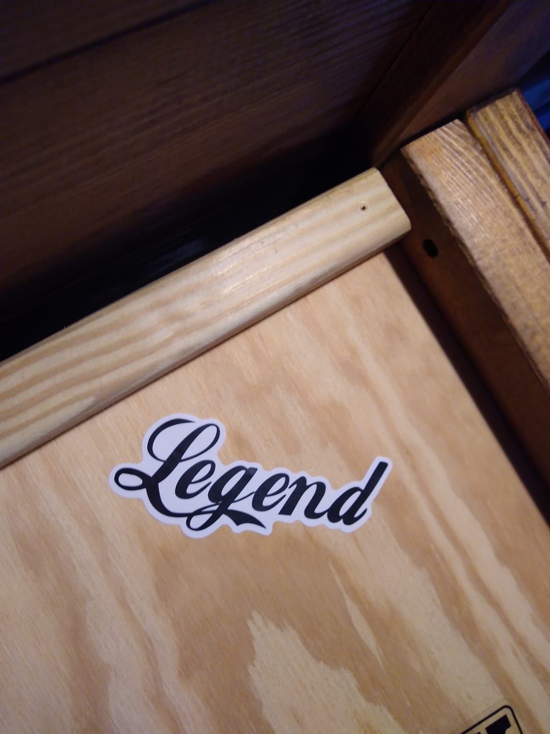 Customer photo review of Legend Decal