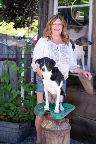 Customer photo review of Lovestitch Embroidered Peasant Blouse