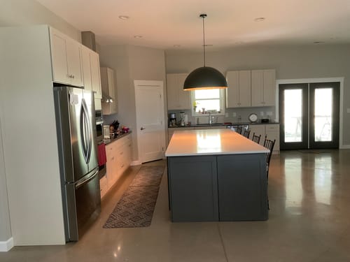 Customer photo review of Modern Farmhouse Oversized Dome Pendant