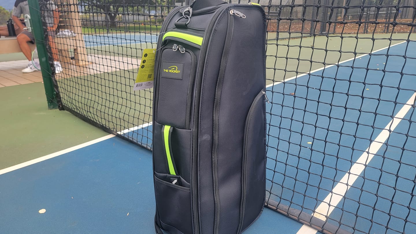 Customer photo review of The Rocket Tennis Racquet Bag