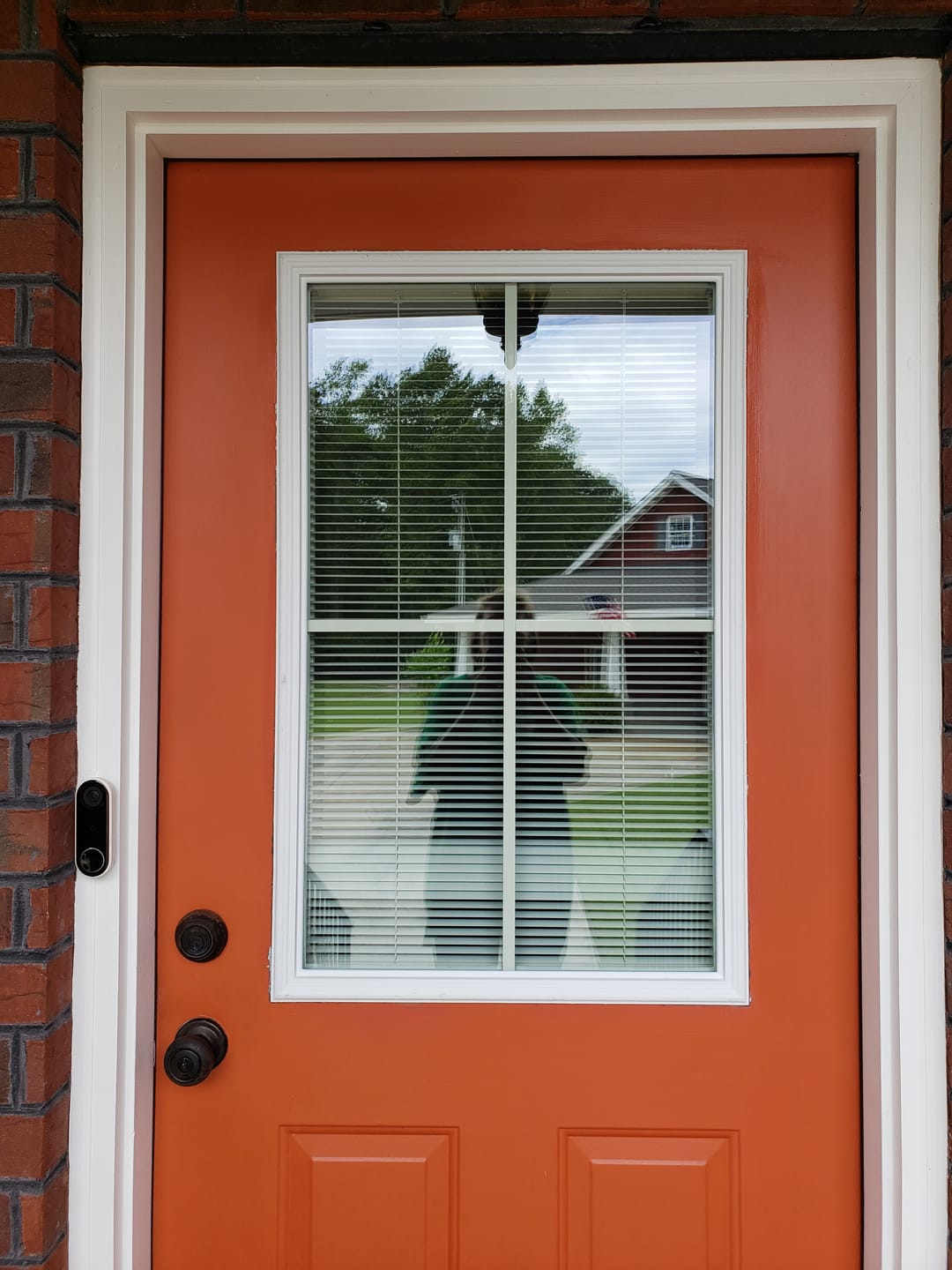 Customer photo review of Grills Between Glass 4 Lite Glass and Frame Kit (Half Lite)