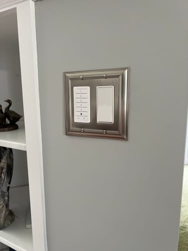 Customer photo review of TapTech Single/5-Channel Remote Wall Switch