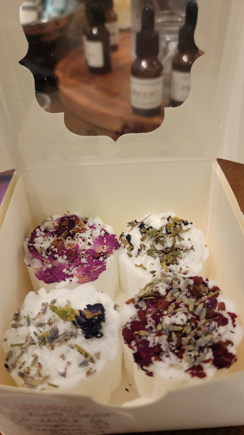 Customer photo review of Shower and Bath Bomb Making Class