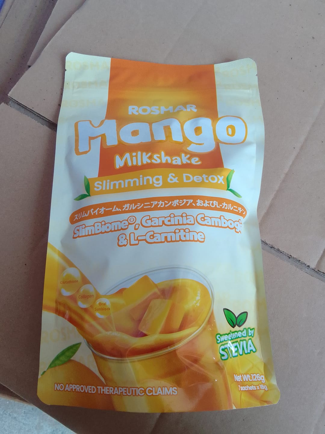 Customer photo review of Rosmar Detox Drinks (WHITENING + VITAMIN C + SLIMMING)