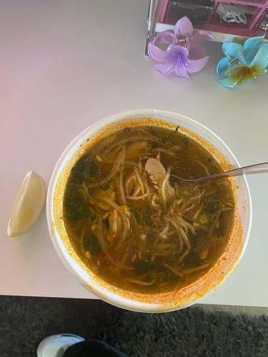 Customer photo review of Mega custom message birthday brownie