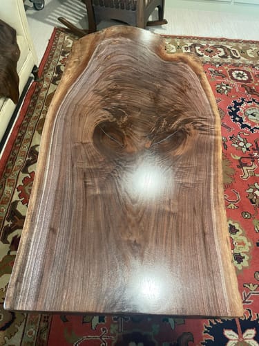 Customer photo review of Coffee Table Base 215 Namu 16H Metal Handmade Furniture