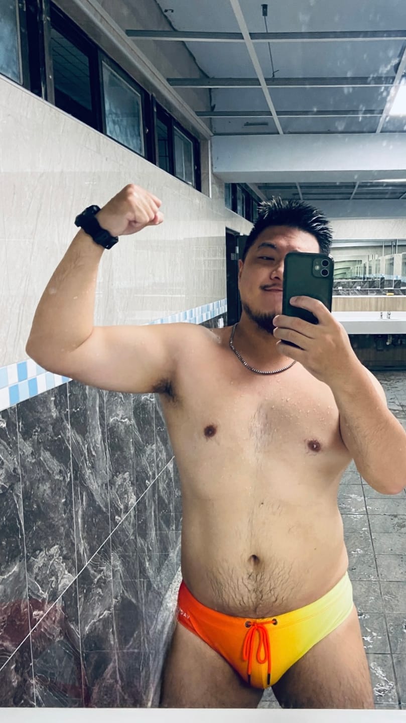 Customer photo review of Calypso Ombré - Enhancing Swim Brief