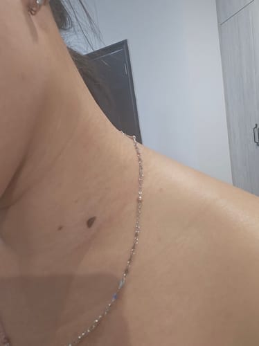 Customer photo review of Mixed Sparkle Chain Necklace
