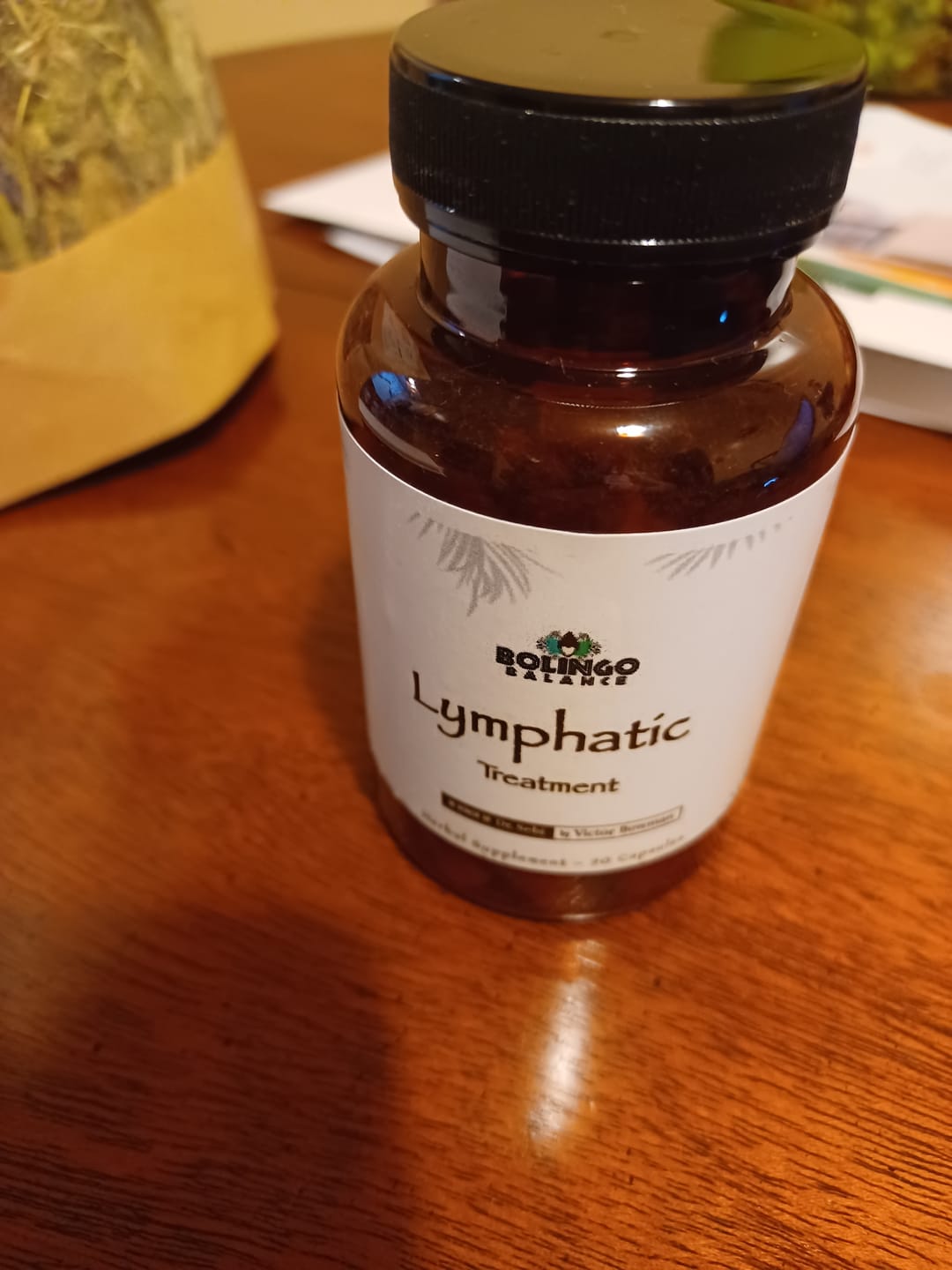 Customer photo review of LYMPHATIC CAPSULES