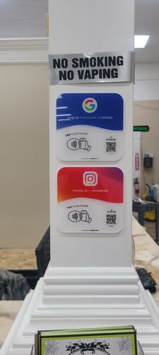 Customer photo review of Google Reviews - Plate