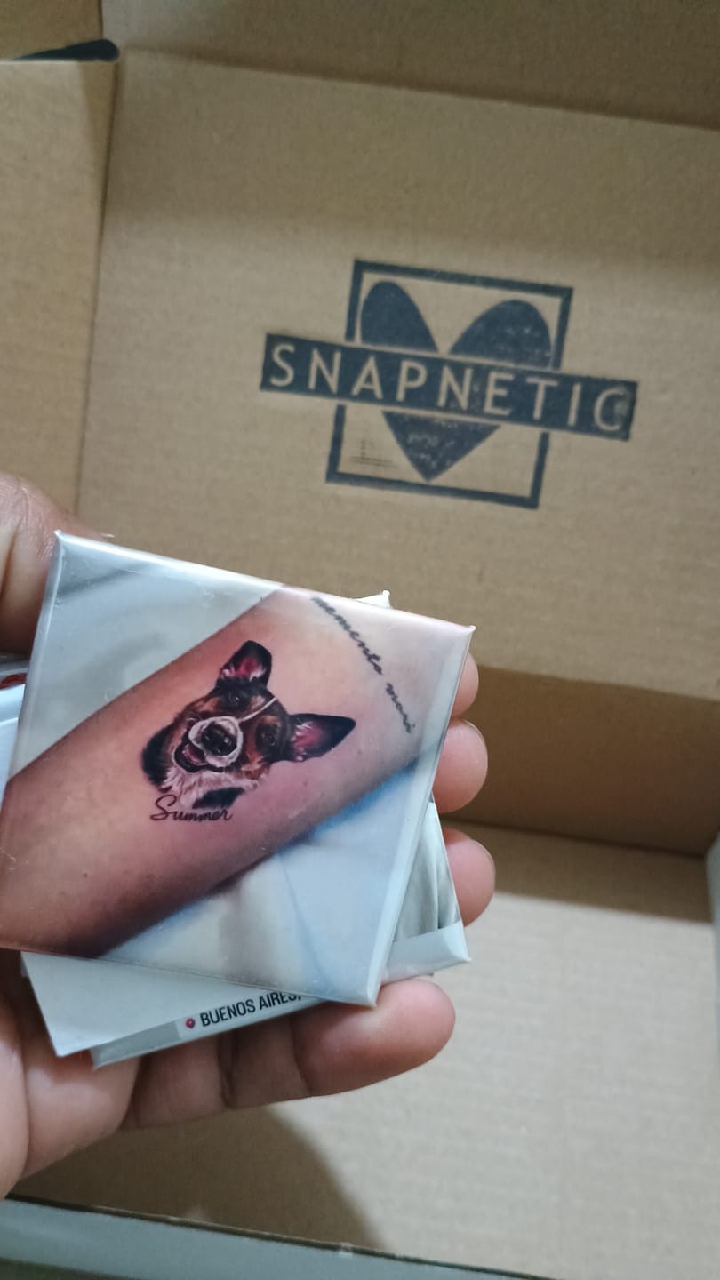 Customer photo review of Pack 6 Imanes personalizados