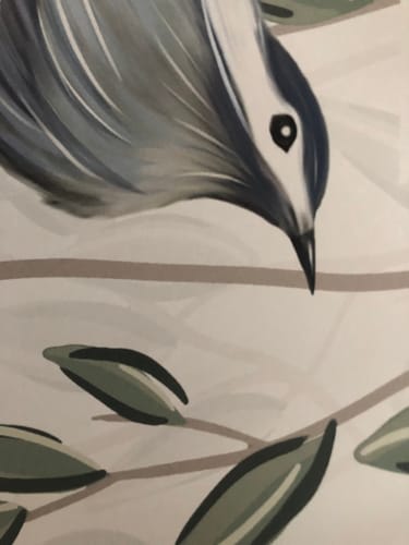 Customer photo review of Under the Willow Wallpaper Mural