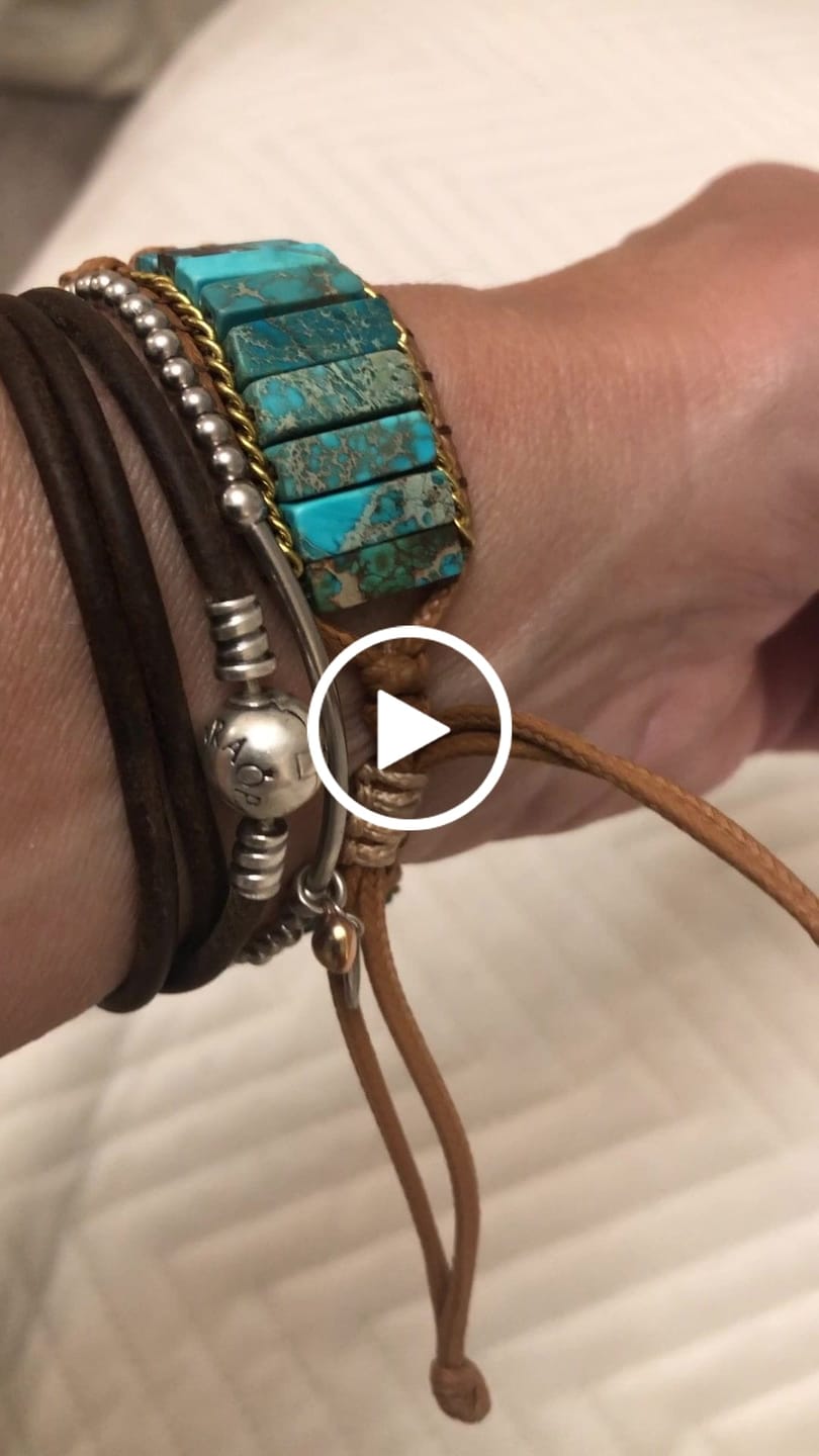 Customer video review of Native Turquoise Protection Apple Watch Strap